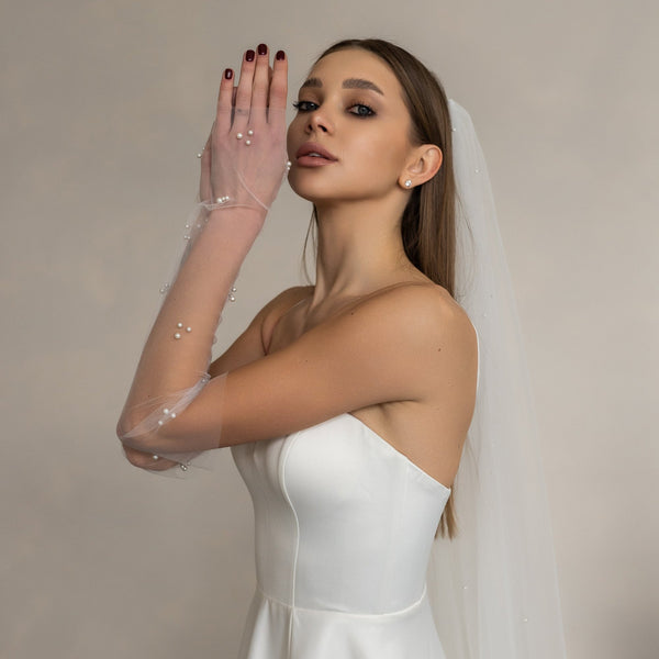 Bridal Pearl Gloves GLP