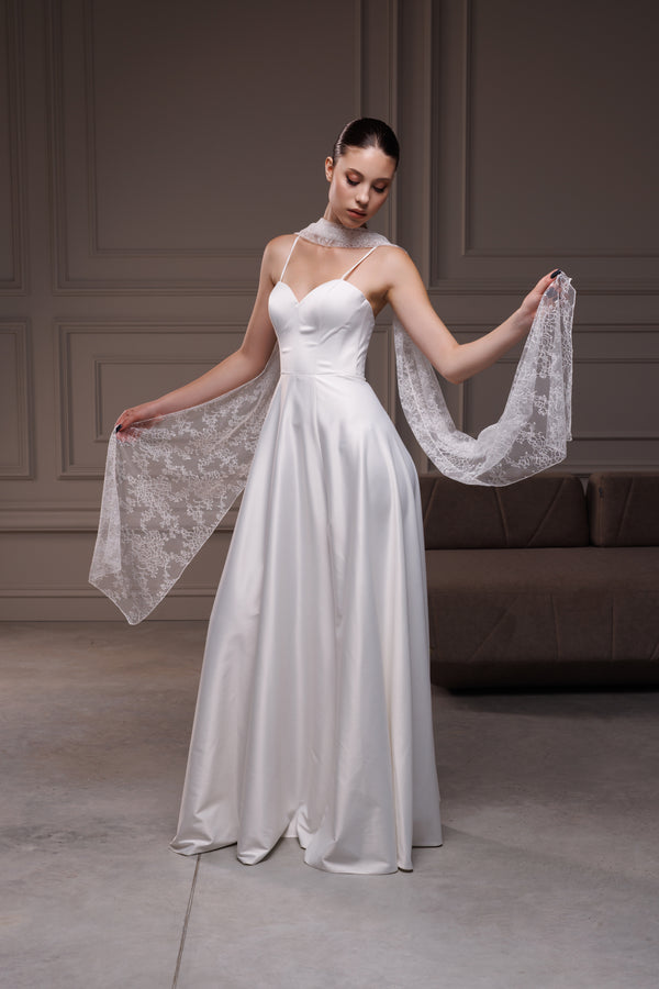 Lace bridal shawl SCL1/S-2001